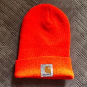 NWOT Bright Orange Carhartt Beanie